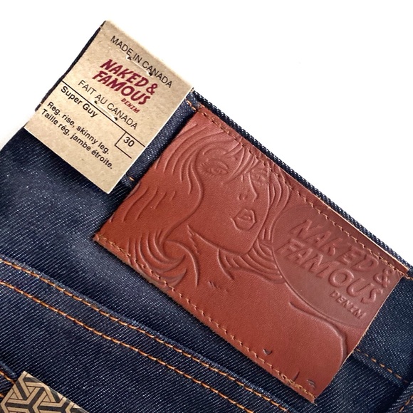 **SOLD OUT** NWT Naked & Famous Super Guy 11oz Stretch Denim - Picture 4 of 12